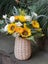 Handwoven Rattan Flower Vase, Small Wicker Tabletop Vase For Living Room Decorat Carousel 5