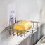 Self Adhesive Soap Dish, No Drilling Soap Dish, Durable 304 Stainless Steel Spon Carousel 4