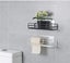 Self-adhesive Wall Mounted Bathroom Shelf, No Drilling, Solid Kitchen Brackets Carousel 3