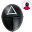 1pcs Squid Game Mask Halloween Costume Cosplay Face Cover Carousel 2