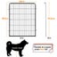 2 Metal Panels Pet Playpen Carousel 5