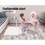 Keezi Pink Kids Vanity Dressing Table Stool Set Mirror Princess Children Makeup Carousel 5