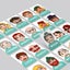 Vibe Geeks who is it Family Guessing Game Interactive Educational Children's Toy Carousel 10