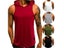 Men Hoodies Tank Top Sleeveless Muscle Gym Sport Slim Vest Bodybuilding Hooded Carousel 2