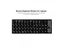 RU Keyboard Stickers Cover Letter Russian English Spanish Non Transparent Carousel 3