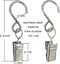 Stainless Steel S Hooks Curtain Clips, 50 Pack Hanging Party Lights Clips, Hange Carousel 2