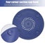 Shower Hair Filter - 2 Silicone Sink Strainers with Suction Cups - Kitchen and B Carousel 3