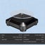 Solar Display Stand Turntable, Battery Double Used Rotating Display For Jewelry Carousel 4