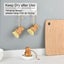 Bamboo Dish Scrub Brushes, Kitchen Wooden Cleaning Scrubbers Set For Washing Cas Carousel 5