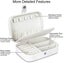 Travel Jewelry Case, Double Layer Jewelry Travel Box, Travel Jewelry Case Gift F Carousel 3
