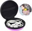 5pcs Earphone Carrying Case,round Shape Carrying Hard Eva Case Storage Bag For E Carousel 4