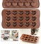 Silicone Chocolate Mold with 15 Heart Cavities - Perfect for Valentine's Day Tre Carousel 4