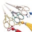 Stainless Steel Sewing Shears - Rainbow Embroidery Scissors For Diy Craft Carousel 1