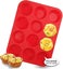 Silicone Muffin Pan - 12 Cups Regular Silicone Cupcake Pan, Non-stick Silicone G Carousel 1