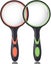 (2 Pcs) 10x Magnifying Glass, Handheld Reading Magnifier, 75mm Magnify Glasses L Carousel 1
