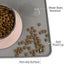 Pet Placemat Dog Food Mat, Silicone Dog Cat Bowl Mat, Non Slip Pet Feeding Mat W Carousel 4