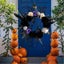 Halloween Front Door Wreath - Skull Rose Maple Leaf Decoration Carousel 4
