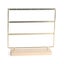Wood Earring Stand Simple Ear Stud Holder 3-tier Earring Holder Decorative Jewel Carousel 2