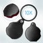 2pcs 10x Small Pocket Magnify Glass Premium Folding Mini Magnifying Glass With R Carousel 4