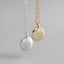 18K Gold Disc Necklace "Bellamy" Carousel 4