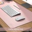 Knfe Desk Pad Desk Protector Mat - Dual Side Pu Leather Desk Mat Large Mouse Carousel 4