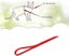 Adjustable Nylon Cat and Kitten Harness with Leash - Red Carousel 4