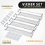 Wall Mounted Spice Rack Organizer For Cabinets. Spice Rack. Condiment Organizer. Carousel 3
