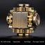 Mini Metal Alloy Gear Spinner Fidget Toy - Pure Brass Finger Focus Stress Reliev Carousel 3