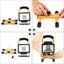 Rechargeable Portable LED Work Light with Stand,30LEDs,50W Water-resistant Carousel 5