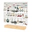 Earring Stand Display Rack 3-tier Ear Stud Holder Jewelry Organizer Ear Stud Ear Carousel 1