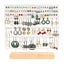 Earring Stand Display Rack 3-tier Ear Stud Holder Jewelry Organizer Ear Stud Ear Carousel 2