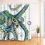 Shower Curtain Vintage Colorful Fashion Octopus Painting Polyester Fabric Shower Carousel 4