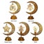 Lunar Table Lamp Cordless Romantic Decoration Ramadan Lanterns-powered Moon Shap Carousel 4