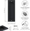 Matte Black Cabinet Pulls - Sliding Barn Door Handle Set - Rectangular Plate Flu Carousel 4