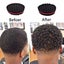 One Pack Short Hair Twist Sponge Big Holes Hair Brush Sponge Twist Wave Barber T Carousel 1
