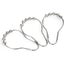 Stainless Steel Shower Curtain Rings, Sliding System For Easy Hanging (set Of 12 Carousel 3