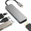 Type-C Hub Multifunction Docking Station - 5 in 1, 4K HDMI, SD and MicroSD Card Carousel 3