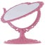 Mirror 7-inch Heart Shaped Mirror Tabletop Vanity Makeup Mirror Beauty Mirror Wi Carousel 3