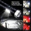 Xhp90 Led Flashlight 5000 Lumens - USB Rechargeable Adjustable Focus Flashlight Carousel 3