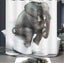 Shower Curtain 180 X 180 Cm Polyester Bath Curtain Bath Shower Curtain, Motif: E Carousel 1