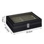 8 Slot Eyeglass Sunglass Storage Box, Pu Leather Glasses Display Case Storage Or Carousel 3