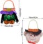 2pcs Halloween Candy Bag,trick Or Treat Bags Durable Pumpkin Candy Bags,hallowee Carousel 2
