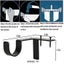 2 Pcs Curtain Rod Brackets For 1 Inch Rods, No Drill,no Screw,quick Hang Curtain Carousel 4