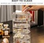 Transparent Jewelry Box, Dressing Table Accessory, 1 X 4-layer Jewelry Storage C Carousel 5