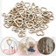 200pcs Hollow Heart Shape Wood Craft, Unfinished Wooden Heart Cutout Shape Natur Carousel 2
