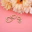 200pcs Hollow Heart Shape Wood Craft, Unfinished Wooden Heart Cutout Shape Natur Carousel 4