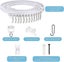 Foldable Ceiling Curved Curtain Track Flexible Ceiling Curtain Bracket Soft Wind Carousel 2