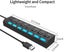 7-port Usb 2.0 Hub With Individual Switches And Leds, Usb Hub 2.0 Splitter For A Carousel 5