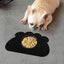 Pet Food Mat Dog Bowl Mat Cat Food Mat Water Placemat Mat Paw Shape Silicone Non Carousel 4