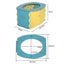 Hard Abs Kids Travel Toilet Foldable Emergency Potties Portable Folding Potty Se Carousel 3
